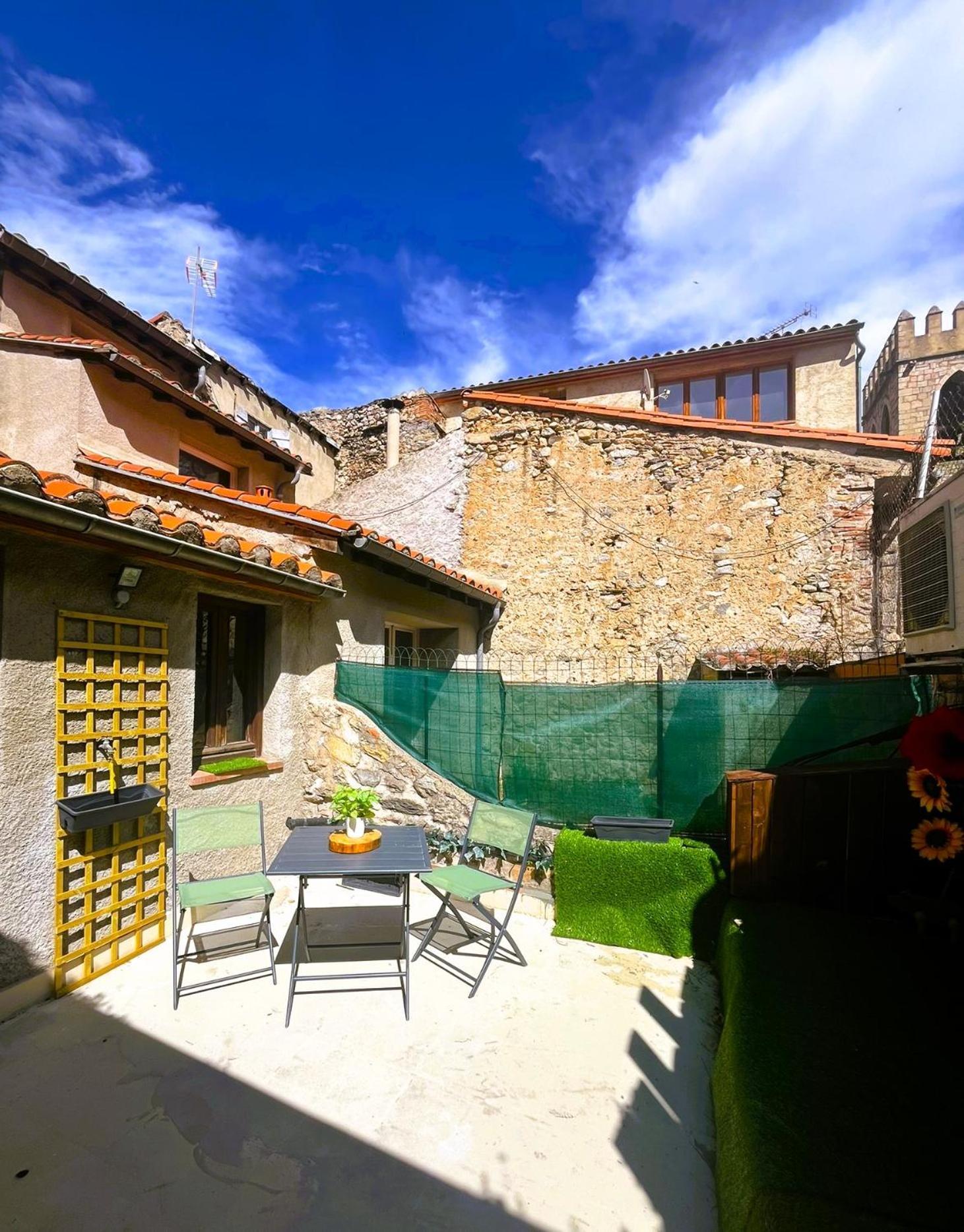 Au Pied Des Remparts 10 Rue Saint Jean Lägenhet Villefranche-de-Conflent Exteriör bild
